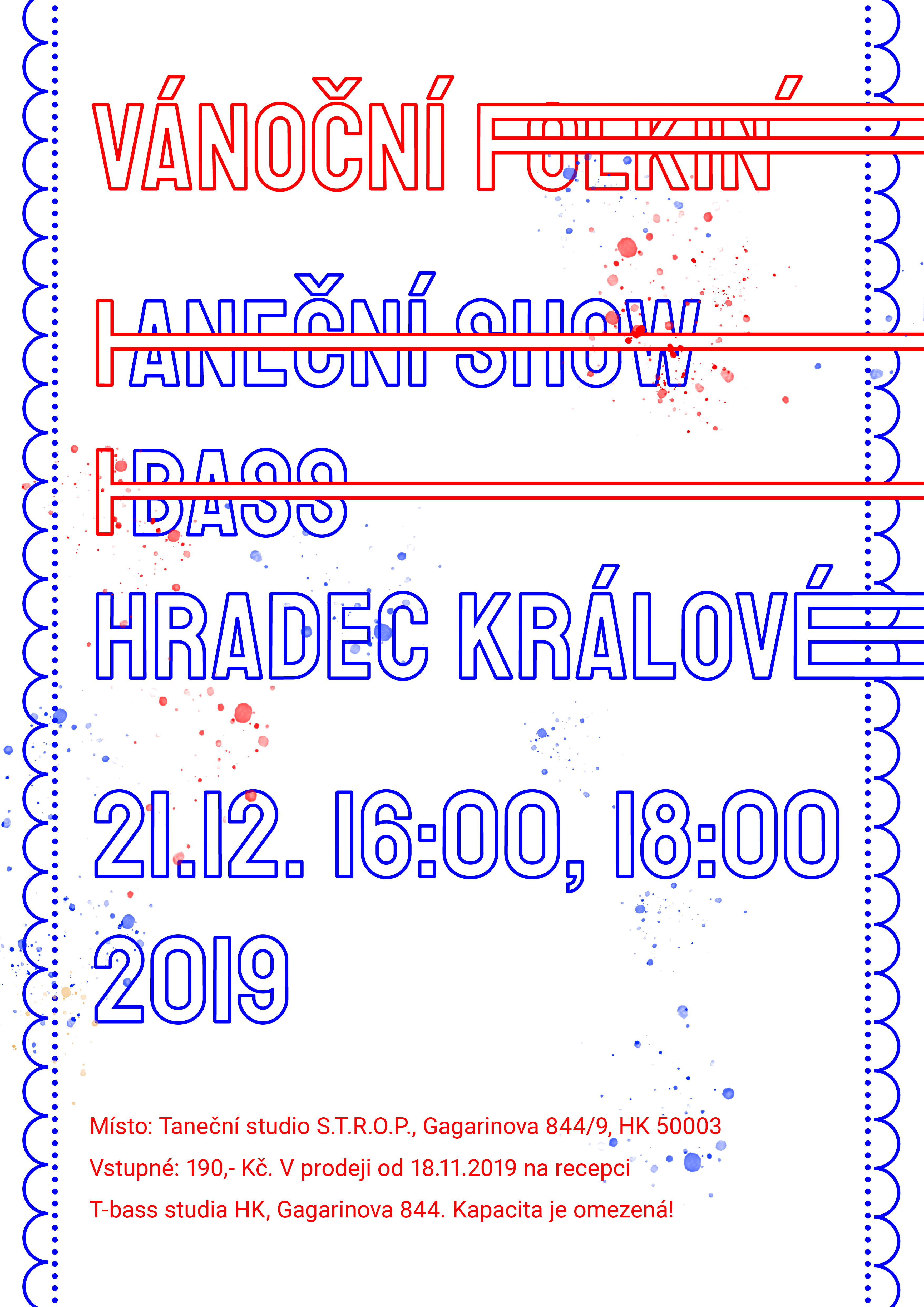 Vánoční show T-BASS Hradec Králové 2019 – Vánoční FOLKIN´ Vánoční show T-BASS Hradec Králové 2019 – Vánoční FOLKIN´